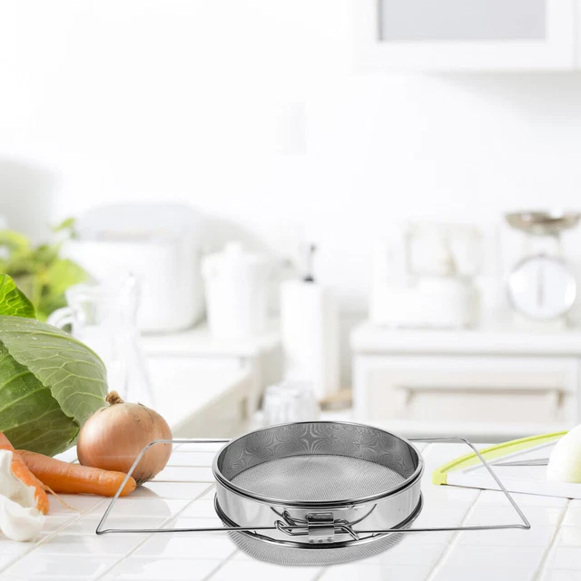 Filtre à Miel Double Tamis En Inox Avec Bras Réglables | Pour Apiculteurs Amateurs Et Pro - 24cm - 11