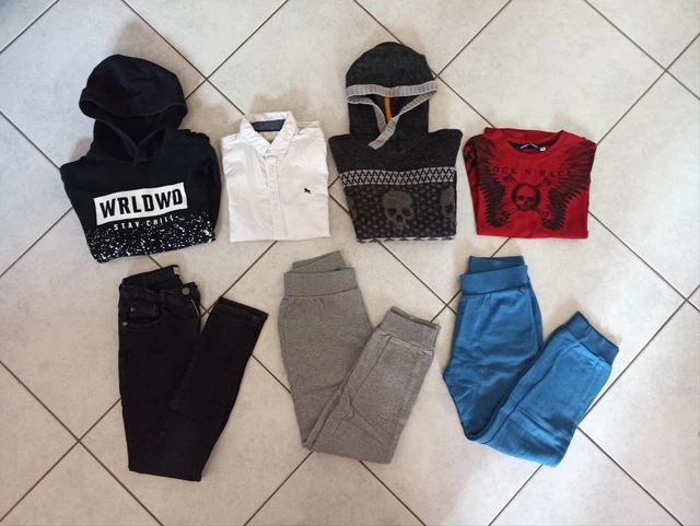 LOTTO 2 Abbigliamento Bambino 10 Anni Autunno Inverno 7 Pezzi