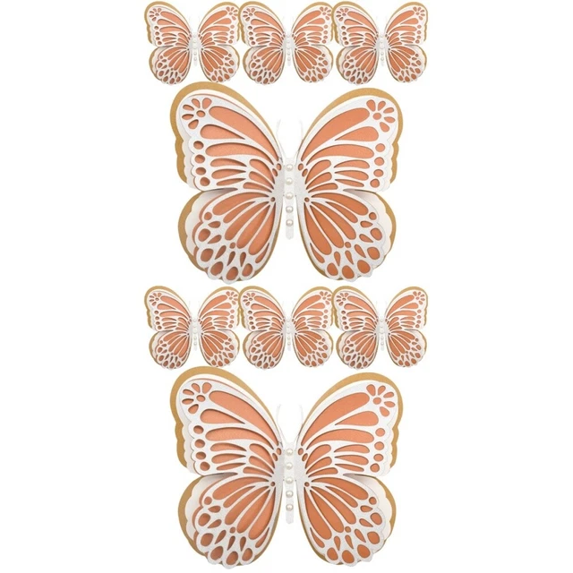 12 pezzi Decorazione da parete farfalla 3D, adesivo farfalla rimovibile da parete, per decorazioni per casa | SHEIN ALIA