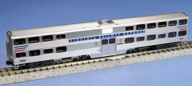 NEW Kato Gallery Bi-Level Virginia Railway Express Coach #V818 N Scale 156-0946