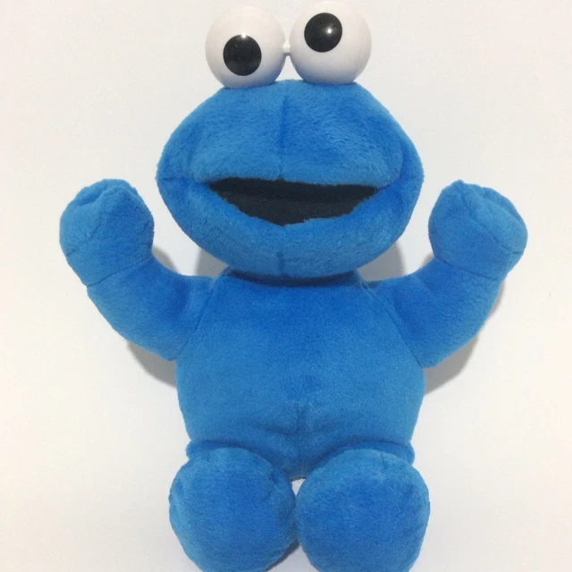 Sesame Street Cookie Monster Plush Stuffed Animal 11" Fisher Price Mattel 2001