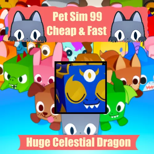 PET SIMULATOR 99 - PS99 - ROBLOX - GEMS - PETS - HUGES - CHEAP AND FAST