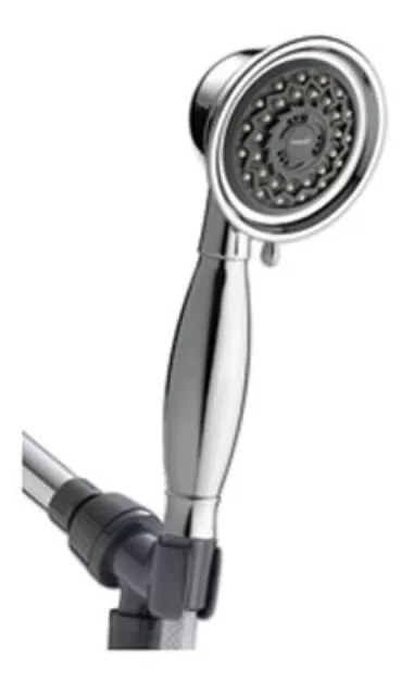Water Pik VAT343E Design Essential Handheld Showerhead, 3 Settings, Chrome - Qua