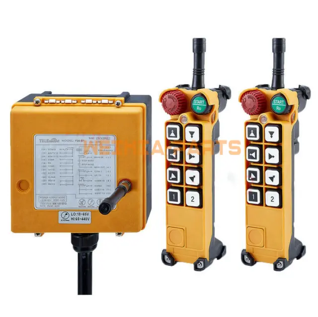Telecomando gru industriale 8 tasti trasmettitore wireless interruttore pulsante