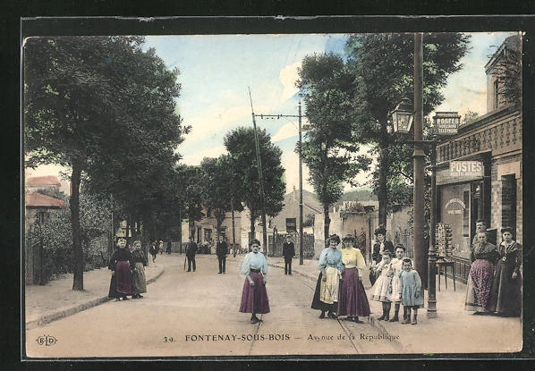 CPA Fontenay-sous-Bois, Avenue de la République