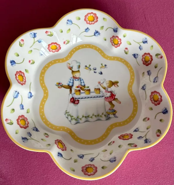 Villeroy & Boch: Schale (ca. ⌀ 26cm groß) Bunny / Ostern / Spring Dekoration