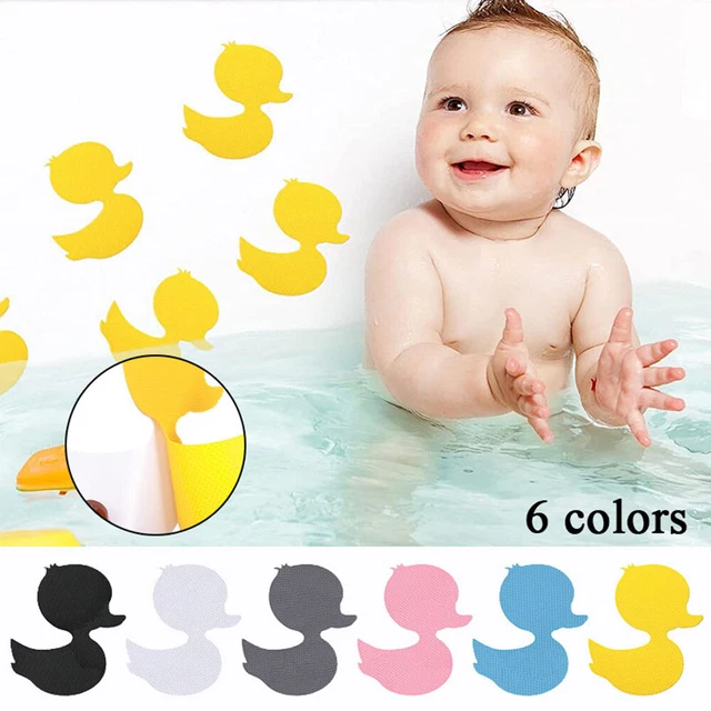 12 Pieces of Non Slip Strip Seat Belt Self-adhesive Duck Shaped Shower Stickers