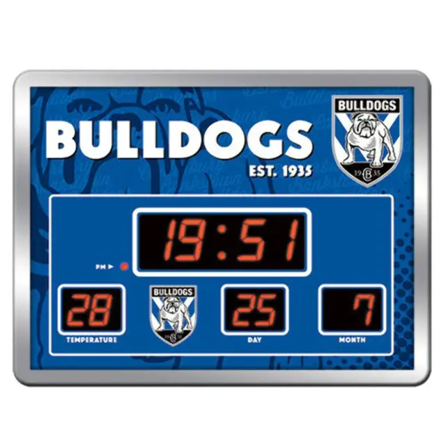 Canterbury Bulldogs LED Scoreboard Clock