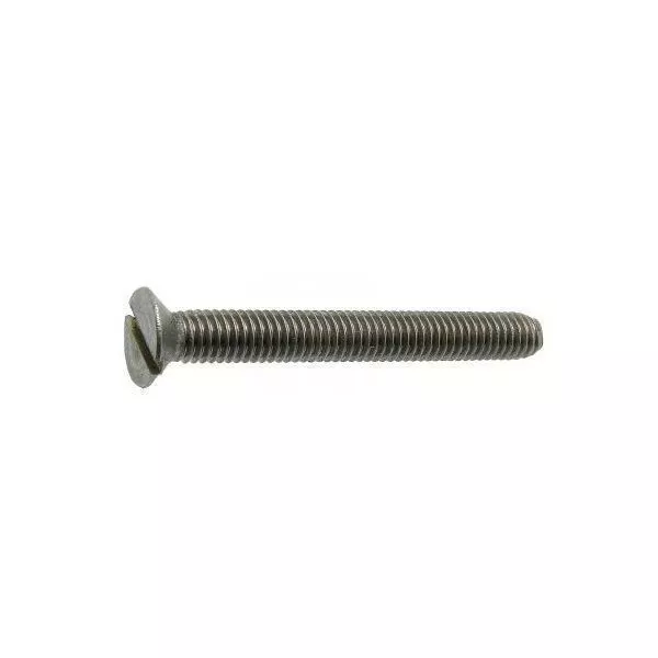 vis à métaux Tête fraisée fendue TF inox M6 x 30 (lot de 2)