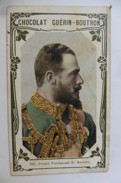 Chromo CDV Chocolat Guérin-Boutron 1900 Prince Ludwig-Ferdinand de Bavière