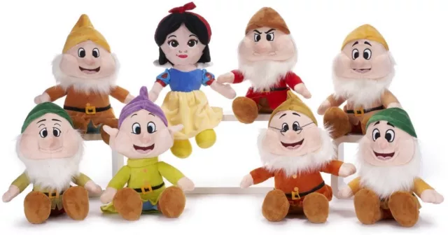 New Official Disney 12" Snow White & The Seven Dwarfs Soft Plush Toy Dopey Plush