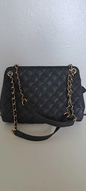 Sac à Main ETERNEL Bleu Clair Avec Découpes Papillons - Simili Cuir, Style Fourre-tout Vintage, Occasion
