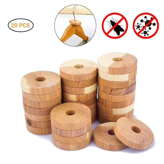 Blocchi repellenti per falene legno di cedro naturale | vestiti | confezione da 20 x