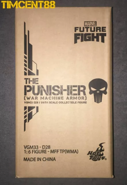 Ready Hot Toys VGM33D28 Marvel Future Fight 1/6 The Punisher War Machine Armor