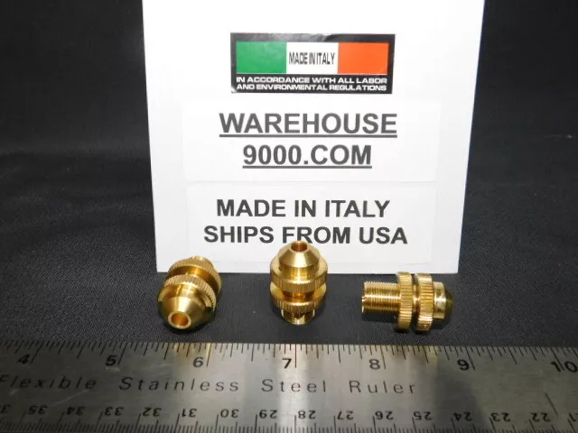 1- Solid Brass Tip For Pro Gun Fluid Film Woolwax PFC  Made in ITALY