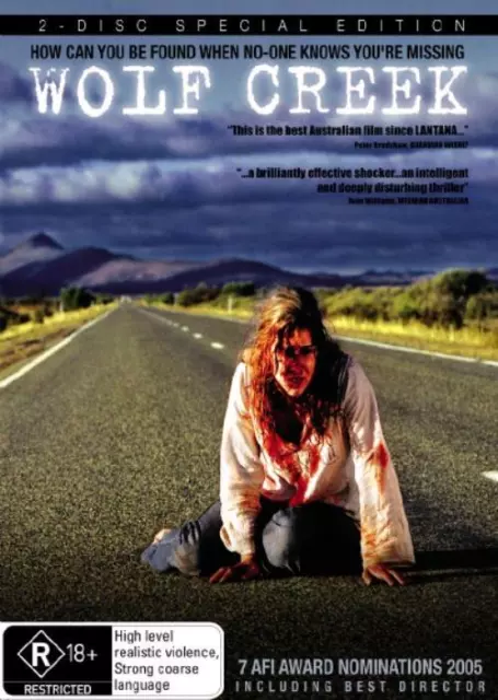 Wolf Creek  (DVD, 2005) 2 DISC SET VGC,