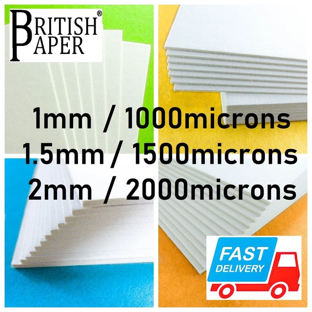 A4 A3 A2 BACKING BOARD MOUNT CRAFT CARD PAPER SHEETS 2mm GREYBOARD 1mm CARDBOARD