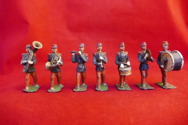 Soldats de plomb HEYDE Fanfare Infanterie Française III république - 48mm