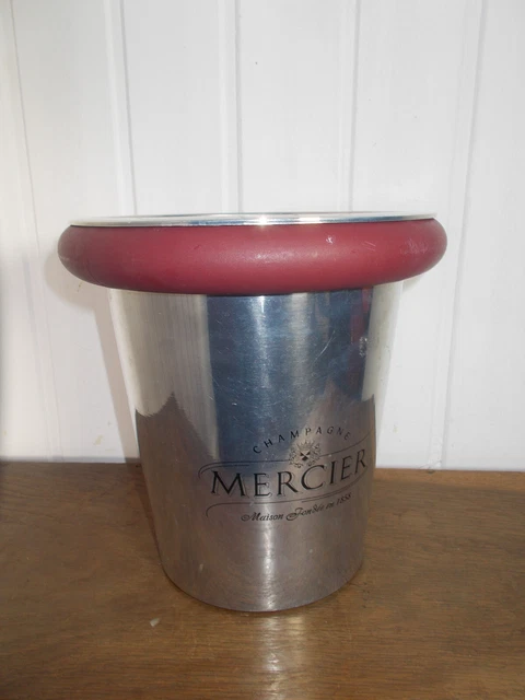 Seau à Champagne Ancien Mercier - Aluminium - Argenté - Vintage