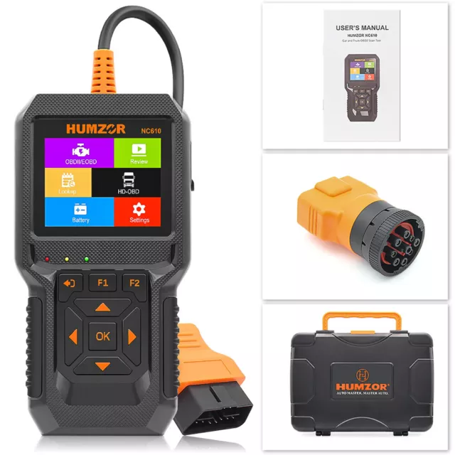 Car Truck Diagnostic Tool Car Truck OBD2 Scanner Heavy Duty OBD Fault Scan Tool 2