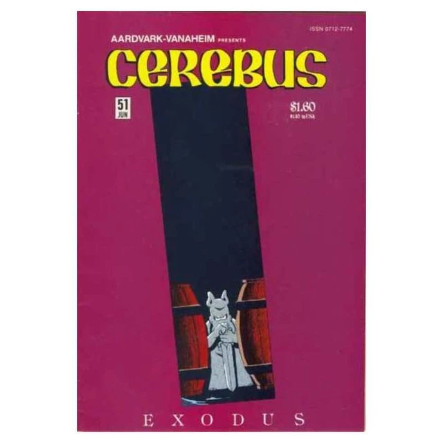 Cerebus the Aardvark #51 in Very Fine + condition. Aardvark-Vanaheim comics [a,
