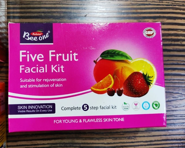 Bee One Natural Five Fruit Kit | Kit Viso Completo 5 Passi | 85 Grammi