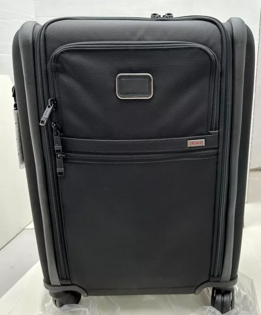 Tumi Alpha Continental Expandable 4 Wheeled Carry-On Black 117162-1041 Travel
