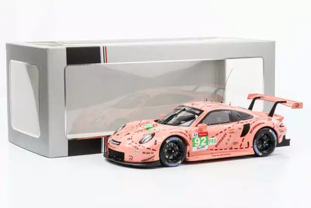 1:18 Porsche 911 991 RSR GT3 #92 Pink Pig Sieger LMGTE pro class 24h Le Mans 201
