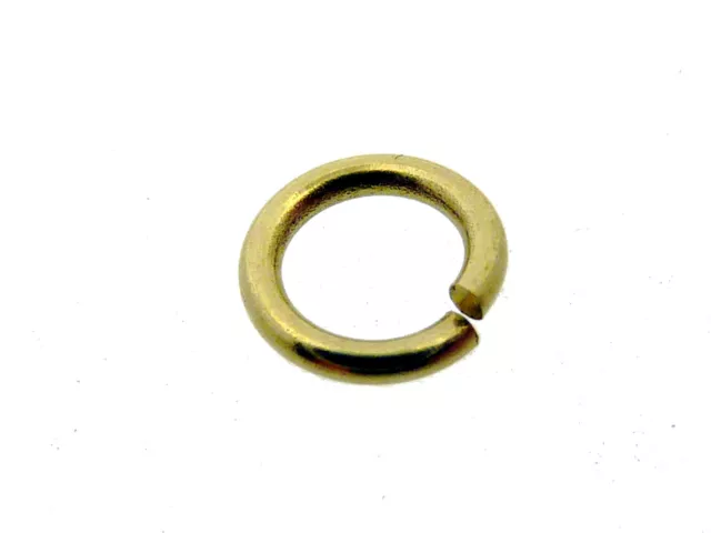 # F116b # BINDERING RUND 6 mm ÖSE OFFEN 333/000 GOLD STABIL VOM FACHHANDEL