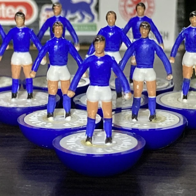Subbuteo Vintage Années 60 - Équipe Lourde (Heavyweight) Everton Bleu - N°2 - Collectible