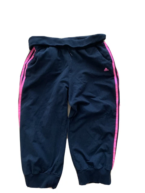 WOMENS ADIDAS TRACKSUIT Joggers bottoms large Knee Length Black