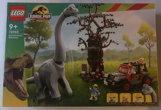 LEGO JURASSIC PARK 30th Anniversary BRACHIOSAURUS DISCOVERY Set 76960 ...
