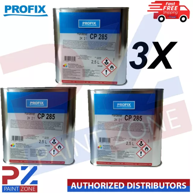 3X Professional Profix Line Hardener 2K 2.1 Cp 285 2.5 Litre (Next Day Delivery)