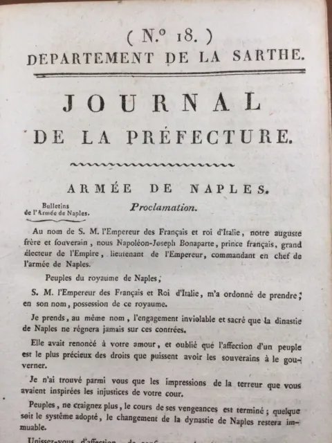 Armée de Naples 1806 Joseph Napoléon prend possession du Royaume DE naples