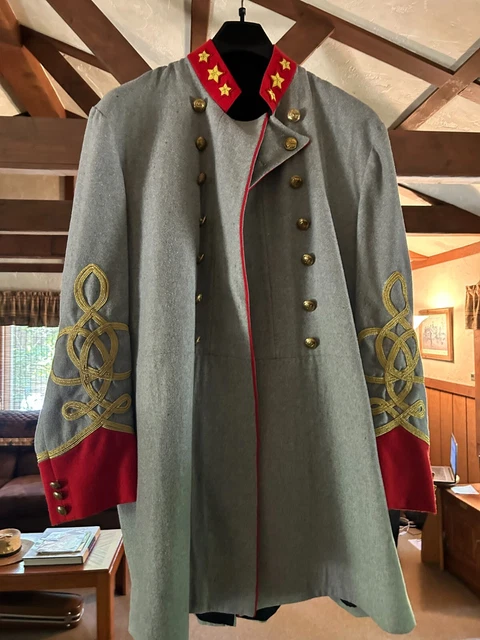  Civil War Double Breasted Artillery Officers Frock Coat / Uniform