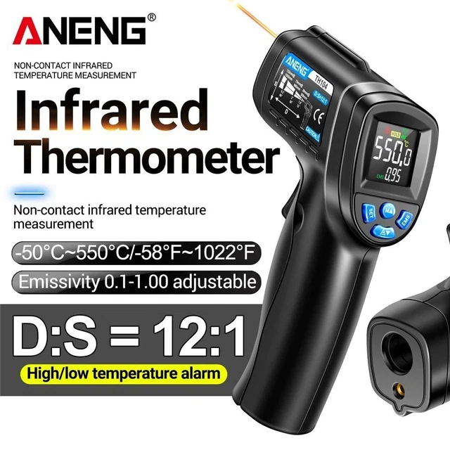 lose IR-Laser-Sensor Digitale Temperatur pistole IR-Infrarot-Thermometer