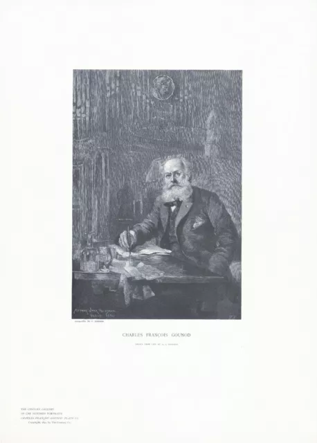 1897 Portrait of Charles Francois Gounod