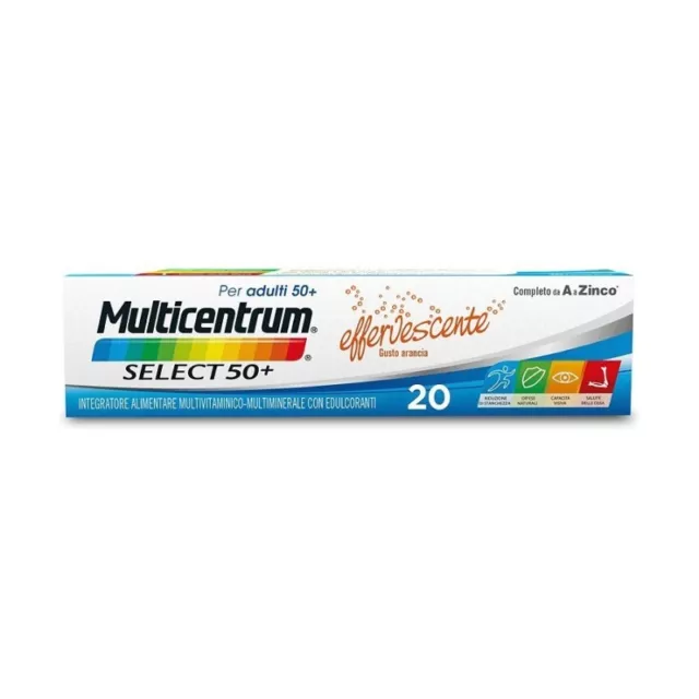 MULTICENTRUM Select 50+ Vitamins and Minerals Supplement 20 effervescent tablets