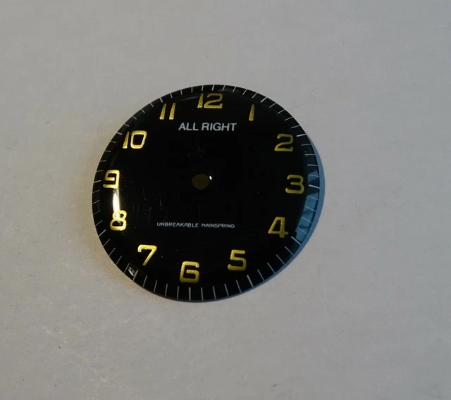 Cadran De Montre Horlogerie – Métal Decor – Calibre VC 233/66 – Date à 3h – Chiffres Noirs