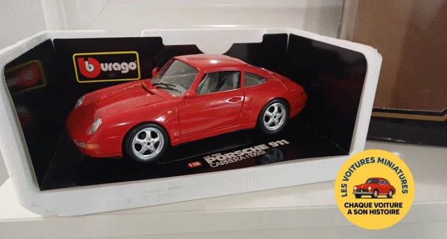 Bburago 1:18 Porsche 911 Carrera Cabriolet Baujahr 1994 grün Modellauto
