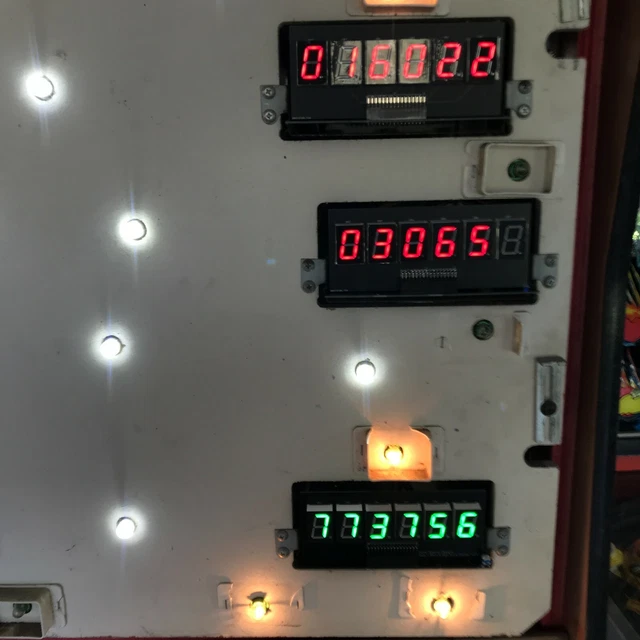 BALLY STERN REPLACEMENT LED Pinball Score Display Colour RED 7 Digit ...