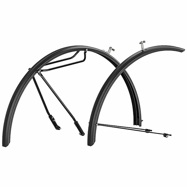 Hebie Schutzblechset Alumee 26" ca 62mm, m. Streben schwarz