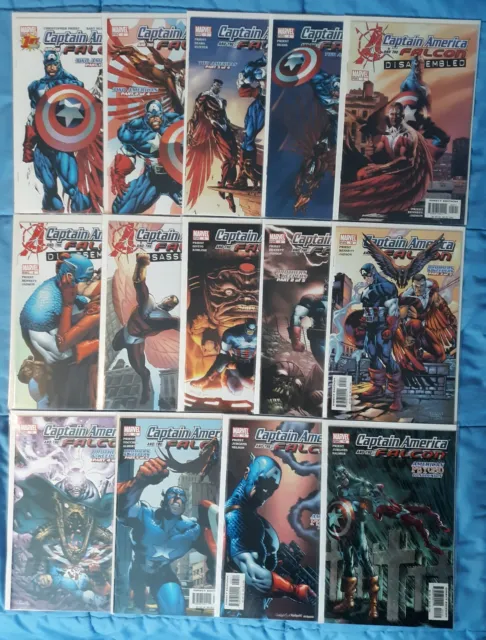Captain America and Falcon 2004 #1,2,3,4,5,6,7,8,9,10,11,12,13,14 NM Run Lot