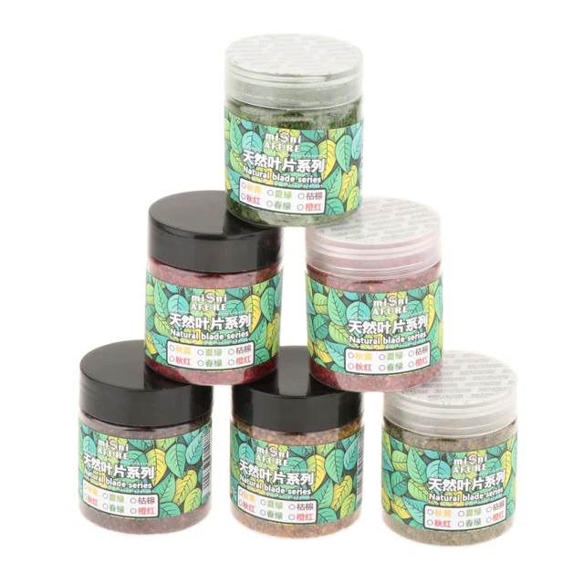 KLKCMS Kit de Modèle de Sol Miniature 4 Pcs 33ml Arbustes Buissons Feuillage, Modèle Statique de Feuilles Miniatures pour Décoration de Bonsaï de Jardin Féerique KLKCMS Kit de Modèle de Sol Miniature 4 Pcs 33ml Arbustes Buissons Feuillage, Modèle Statique de Feuilles Miniatures pour Décoration de Bonsaï de Jardin Féerique