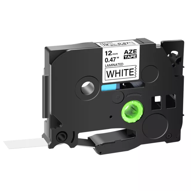 3PK TZ-231 TZe-231 TZ231 0.47" Black on White Label Tape P-Touch for Brother 2