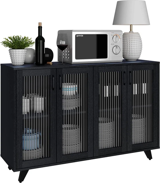 Kitchen Buffet Server Table Accent Sideboard Cupboard Server Buffet Console Tabl