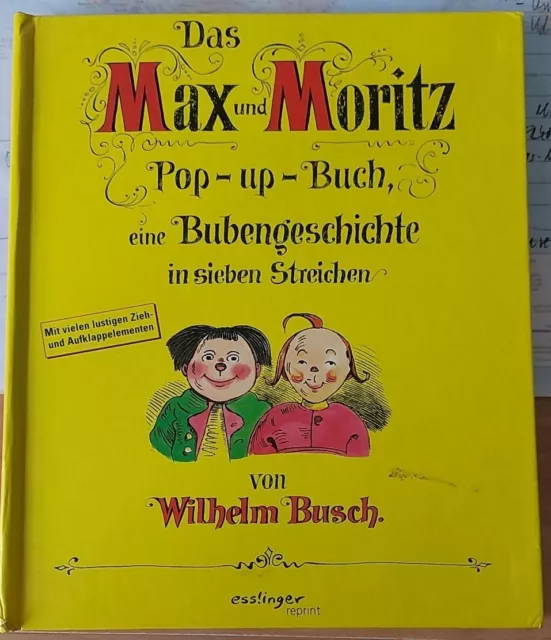 Buch Bücher 2teiliges Set Max und Moritz Dein Körper Kinder Busch Biologie