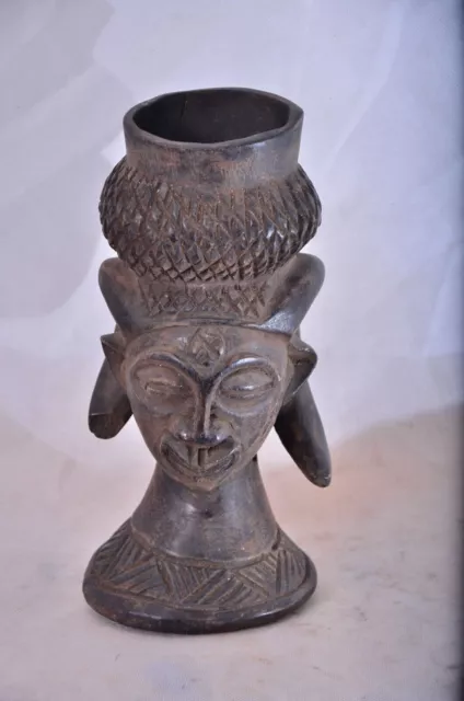 African Tribal Art,Amazing l kuba cup from D R C kasai