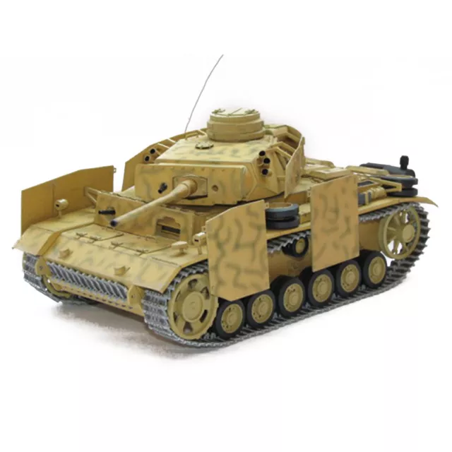 WWII German Armored Fighting Vehicle III Ausf M 1:25 Tank Paper Handmade Model G