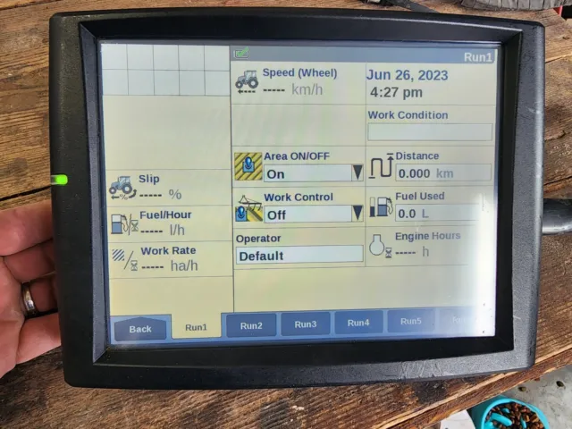 Case IH AFS Pro 700 Holland IntelliView GPS Display